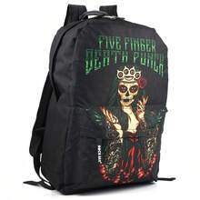 Rock Sax Day Of Dead Five Finger Death Punch Backpack (Black) - Black - View 4