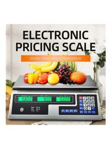 Commercial Digital Scale High Precision Food Fruit Vegetable Scale, Electronic Scale, High Precision LCD 40kg - Multicolor - View 3