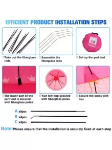 Tents - Pink - View 4