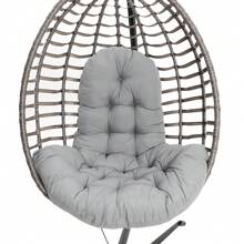 Live And Home 3 Colors Outdoor Tufted Hanging Egg Chair Thick Cushion,Swing Chair Pad,Swing Chair Seat Cushion,Bench Cushion,Sun Lounger Rocking Cushion,Hanging Chair Backrest Pillow,Soft Comfortable Basket Chair Seat Cushion,Hammock Chair Seat Pads,Sofa Cushion,Chair Seat Mat For Relaxer Patio Garden Lounge