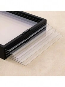 Marco de fotos transparente DIY de huellas de manos para la familia, recuerdo artístico con múltiples huellas de manos - Multicolor - Ver 7