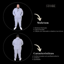Men Plus Size Sweatshirts - 白色 - 查看 5