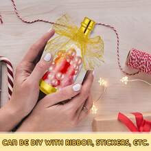 10-Pack Champagne Bottles Candy Bottles Bridal Shower Gifts Mini Bottles For Showers Mini Champagne Bottles Bulk Plastic Wine Alcohol Containers For Weddings Birthday Parties Showers - Multicolor - View 3