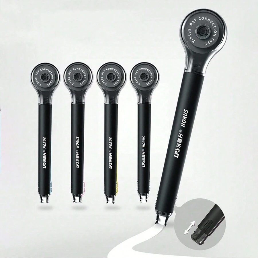 Pen Shaped Correction Tape Simple Portable Whiteout Correction Tape For Student Stationery School Office Supplies - Multicolor - View 1