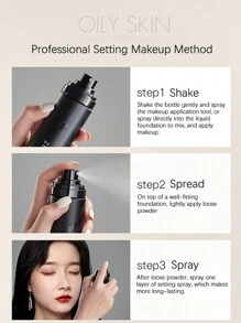 Zeesea 持久保湿定妆喷雾，适合干性肌肤，无需卸妆即可保湿，控油，快速定妆 - Oil Control - 查看 8