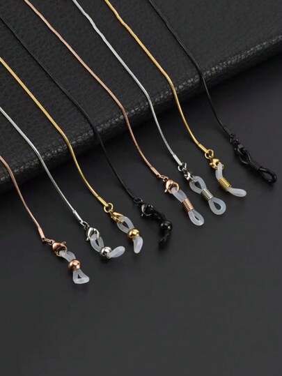 1pc Metal Snake Bone Chain Eyeglass Holder Fashion Sunglasses/ Eyeglasses Chain For Women Glasses Accessories For Women