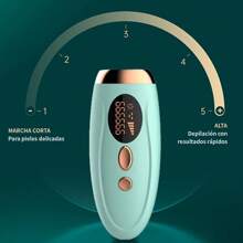 Dispositivo de depilación láser permanente con flash IPL 999,999,Rejuvenecimiento de fotones, pulso fuerte, afeitadora indolora para todo el cuerpo, adecuada tanto para hombres como para mujeres.5 modos diferentes de afeitadora eléctrica - verde menta - Ver 5