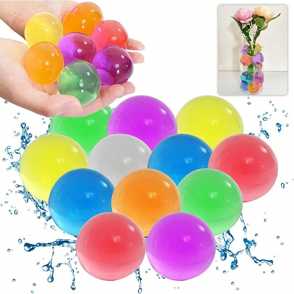 200 de margele de apă jumbo pentru vază, mărgele mari de apă, umpluturi de vază pentru perle plutitoare, fabricare de lumânări plutitoare, centru de nuntă, aranjament floral, decor de Crăciun