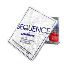 SEQUENCE Board Game, Arabic, Family And Friends Party,Packing, 26*20.5*5.5cm - White - View 2