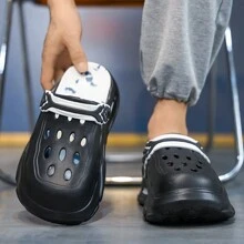 2024新款夏季情侶鞋男士封閉式戶外涼鞋，時尚高端拖鞋，女式透氣防滑EVA涼鞋鞋履