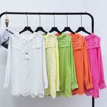 Women Tops - màu xanh lá - Xem 5