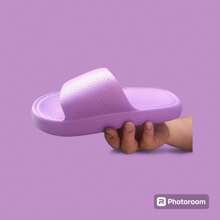 Sandalias De suela gruesa para dama, sandalias de buena calidad y resistentes, sandalias con plataforma - Morado - Ver 2