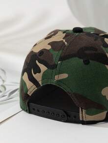 帶Compton英文字母刺繡的中性嘻哈帽，可調節頭圍棒球帽，個性化戶外帽子，日常使用 - A - 查看 8