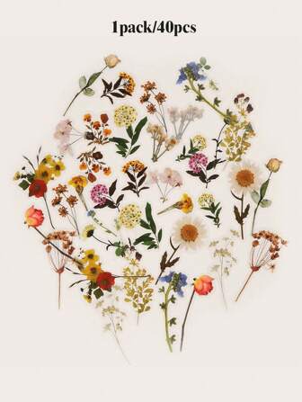 40pcs Vintage Floral Pattern Stickers - Perfect For Decorating Scrapbooks, Journals, Laptops & Water Bottles Back To School