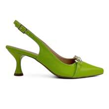 Mozione Women Heeled Sandals - 綠色 - 查看 4