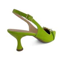 Mozione Women Heeled Sandals - 綠色 - 查看 7