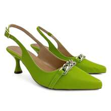 Mozione Women Heeled Sandals - 綠色 - 查看 5
