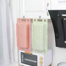 高品質1入廚房水槽過濾網籃，可擴展多功能水果蔬菜清洗籃，碗碟排水架，塑料收納架，家庭收納用品，廚房配件，浴室配件 - 彩色 - 查看 4