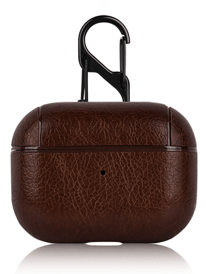 เคสหนัง PU สำหรับ Air Pods 1/2/3, Pro 2, Air Pods 4, ฝาครอบป้องกันสุดหรูพร้อมหัวเข็มขัดกันหาย รองรับหูฟัง Apple Air Pods