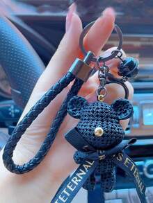 1 Móc khóa hình chú gấu dễ thương, phụ kiện ba lô và túi xách hoàn hảo dành cho nữ! Móc khóa xe búp bê nhựa hoạt hình, mặt dây chuyền túi búp bê gấu thời trang và dễ thương - Nhiều màu - Xem 15