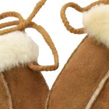 Eastern Counties Leather Baby Sheepskin Mittens (Chestnut) - Brown - View 2