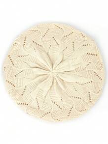 2 件/1 件女士针织镂空纯色无檐小便帽，时尚休闲百搭帽 - 彩色 - 查看 14