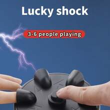 Electric Shock Roulette: Lie Detector Test, Hand Buzzer Game & More - Fun For Kids & Adults At Family Parties! - Black Six Finger Game Lie Detector - View 11