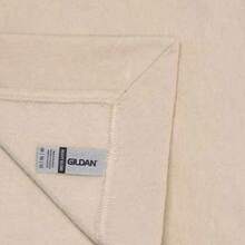 Gildan Fleece Stadium Blanket (Sand) - Beige - View 2