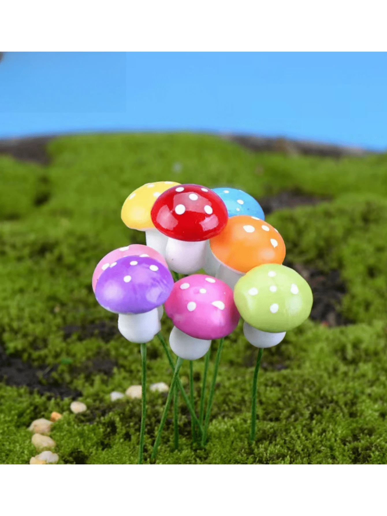 8 Màu 8/16 Cái Nấm Thông Gió Trong Vườn Nấm Mini Micro Nhỏ Màu Nấm Nhà Búp Bê Mini Nhà Búp Bê Cổ Tích Cảnh Quan Vườn Bọt Nấm Đồ Trang Trí Cắm Nấm Mini DIY - Nhiều màu - Xem 1