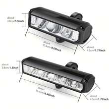 1pc High Brightness Aluminum Alloy Bicycle Light, 2600 Lumens, USB Rechargeable Flashlight Bicycle Front Light - Multicolor - View 8