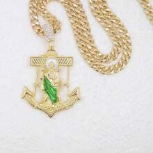 1入個性化錨聖猶達長項鍊 - St. Jude - 查看 6