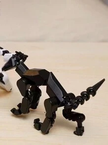 Juego de construcción de muñeco de perro de 13 articulaciones impreso en 3D, con figura de perro ajustable como juguete para alivio de estrés y decoración de habitación