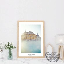 單片海岸風景啟發畫無框畫，北歐風格聚酯纖維浪花圖騰鳳梨長方形壁畫，適用於客廳、臥室、書房家居裝飾 - 彩色 - 查看 22