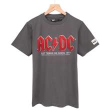 AC/DC Childrens/Kids Let There Be Rock Band T-Shirt (Charcoal) - Dark Grey - View 1