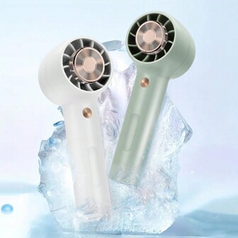 1200mAh香薰手持風扇，迷你便攜式冷卻風扇，3档調節香氛，靜音設計，適用於桌面、戶外、旅行、電動睫毛風扇降溫