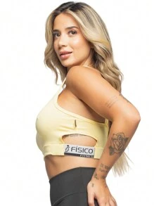 Women Sports Tees & Tanks - 黃色 - 查看 2