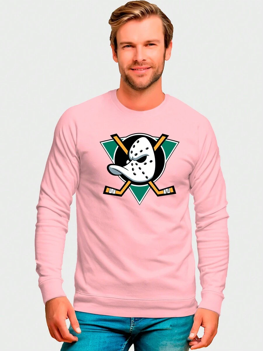 Men Sweatshirts - 粉色 - 查看 1