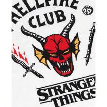 Stranger Things Childrens/Kids Hellfire Club T-Shirt (White/Black)
