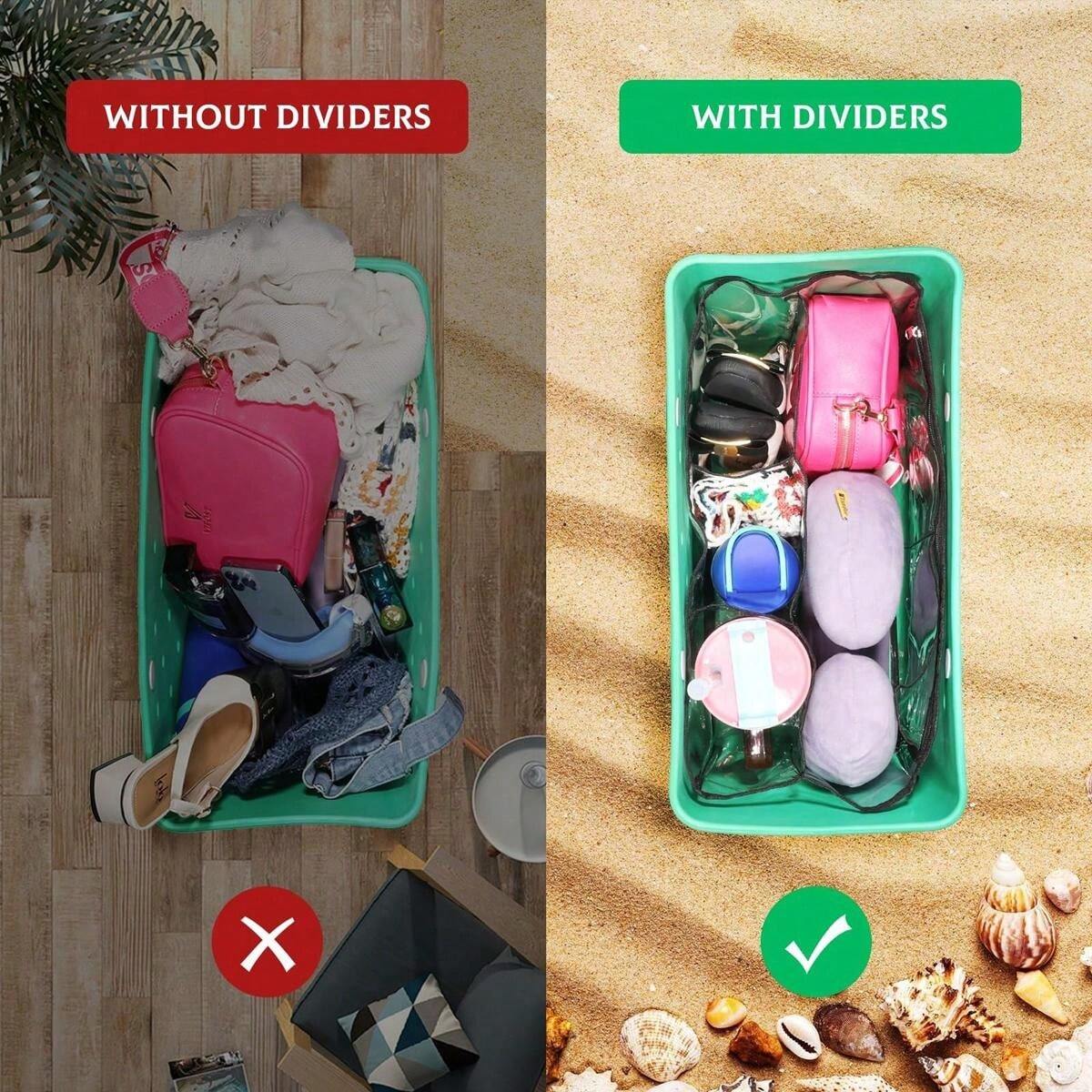 Clear Beach Bag Organizer Original Accessories For , PVC Waterproof