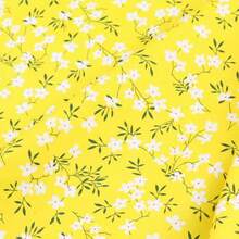 6 件/批 乡村花卉系列印花布 DIY 手工布 清新花卉几何网格设计斜纹布绗缝拼布团体床上用品 四分之一捆布块缝纫剪贴簿布 Tecidos - 彩色 - 查看 11