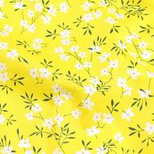 6 件/批 乡村花卉系列印花布 DIY 手工布 清新花卉几何网格设计斜纹布绗缝拼布团体床上用品 四分之一捆布块缝纫剪贴簿布 Tecidos - 彩色 - 查看 6