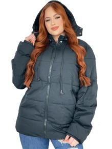 Women Down Coats - màu đen - Xem 5
