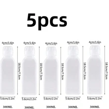 1pc Kitchen Plastic Squeeze Oil Bottle With Nozzle, Condiment & Sauce Dispenser, Vinegar Dosing Bottle - Clear - View 7