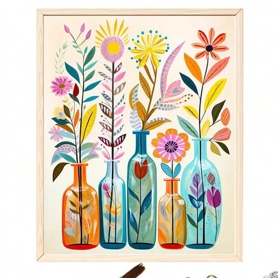 Bộ tranh tô màu theo số dành cho người lớn và người mới bắt đầu - Kích thước 16x20 inch, không khung, bộ tranh acrylic tự vẽ dễ dàng, đồ thủ công mỹ nghệ trang trí nhà cửa, món quà hoàn hảo cho sinh nhật, Ngày của Cha, Giáng sinh, Ngày của Mẹ và Ngày Valentine.