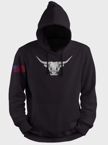 W.R. RIBEIRO Men Hoodies - Black - View 1