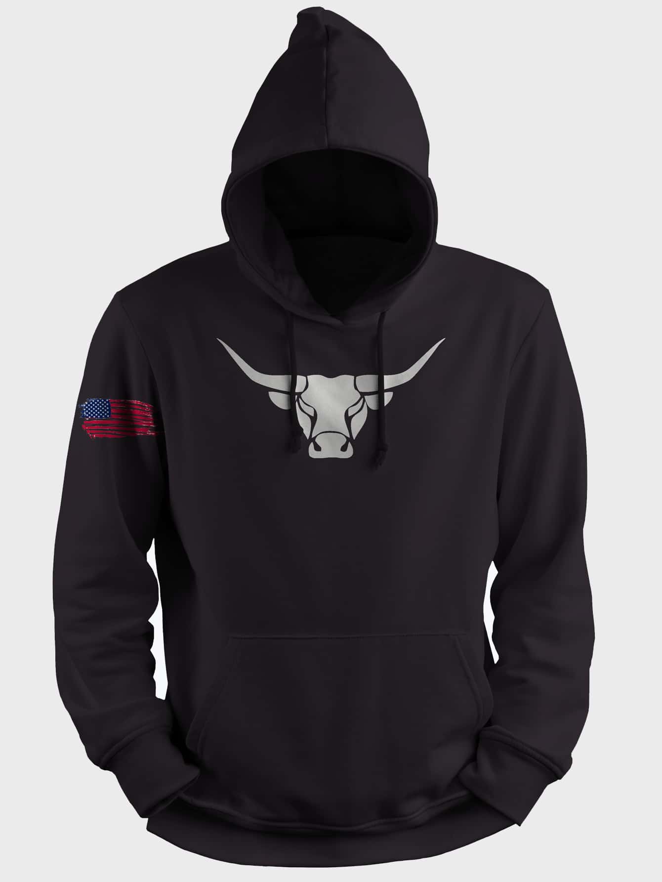 W.R. RIBEIRO Men Hoodies - Black - View 1