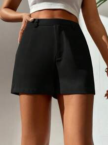Women Shorts - Black - View 4