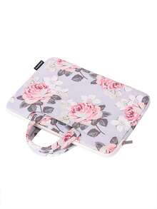 Case Bag Briefcase For Laptop 15 14 Woman With Handle - Azul - Ver 5
