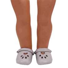 2024年最新暢銷款迷你寵物鞋，貓爪形狀花園鞋玩具，卡通配件，可愛的拖鞋（不含娃娃） - 彩色 - 查看 10