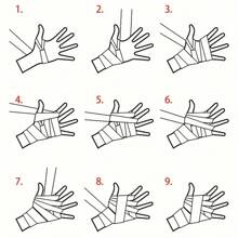 2pcs Boxing Training Wraps, Sports Wraps, Suitable For MMA, Kickboxing Training - 1.5M - View 7